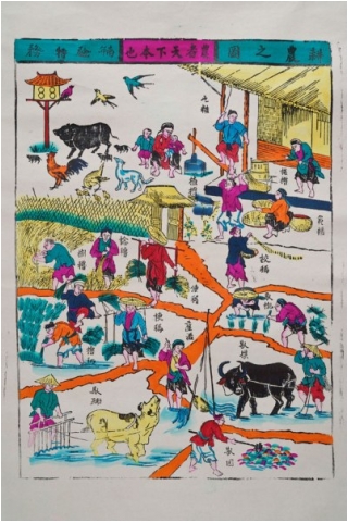 Triển lãm bộ tranh dân gian Hàng Trống quý hiếm_2
