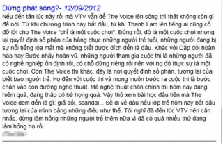Sau họp báo, công chúng đòi tẩy chay The Voice_4