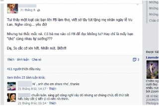 Yêu cha mẹ trên…