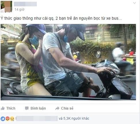 Lĩnh trọn túi nôn từ xe buýt - ý thức giao thông ở đâu? - 0 Lĩnh trọn túi nôn từ xe buýt - ý thức giao thông ở đâu? - 0