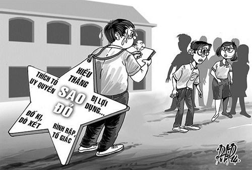 Đội Cờ đỏ - ngáo ộp trá hình ở trường học - 0 Đội Cờ đỏ - ngáo ộp trá hình ở trường học - 0