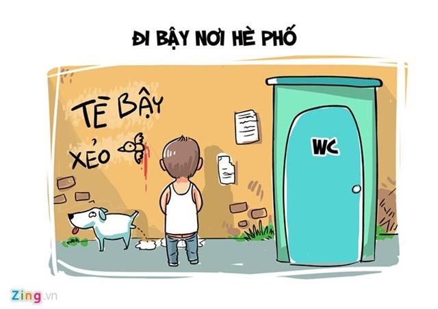 Khi giới trẻ thản nhiên bôi xấu mình nơi công cộng - 2 Khi giới trẻ thản nhiên bôi xấu mình nơi công cộng - 2