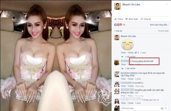 Lâm Chi Khanh đá xéo Hương Giang Idol: Em đẹp mà sao em vô học vậy? - 1 Lâm Chi Khanh đá xéo Hương Giang Idol: Em đẹp mà sao em vô học vậy? - 1