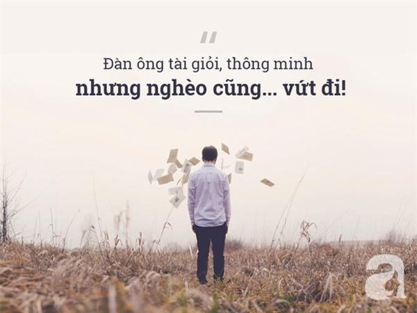 Đàn ông tài giỏi, thông minh nhưng… nghèo thì cũng vứt! - 1 Đàn ông tài giỏi, thông minh nhưng… nghèo thì cũng vứt! - 1