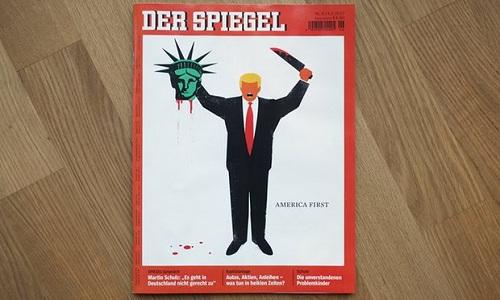 Tạp chí Đức SPIEGEL giải thích ảnh bìa Trump chặt đầu Nữ thần tự do - 0 Tạp chí Đức SPIEGEL giải thích ảnh bìa Trump chặt đầu Nữ thần tự do - 0