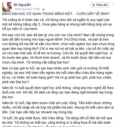Bằng đại học không bằng một cuộn giấy vệ sinh - 1 Bằng đại học không bằng một cuộn giấy vệ sinh - 1