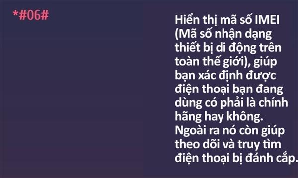 Những mã số bí mật của điện thoại không phải ai cũng biết - 2 Những mã số bí mật của điện thoại không phải ai cũng biết - 2