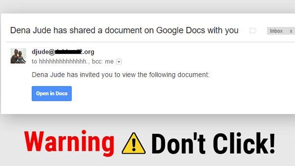 Lừa đảo Google Docs chấn động: Lan truyền chóng mặt và cực kỳ nguy hiểm - 0 Lừa đảo Google Docs chấn động: Lan truyền chóng mặt và cực kỳ nguy hiểm - 0