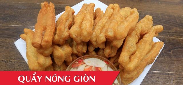 Cách làm quẩy nóng giòn, siêu ngon mà vô cùng dễ