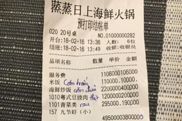 Nhà hàng ở Đà Nẵng bị tố tính phí phục vụ 2 triệu, dùng hoá đơn tiếng Trung - 0