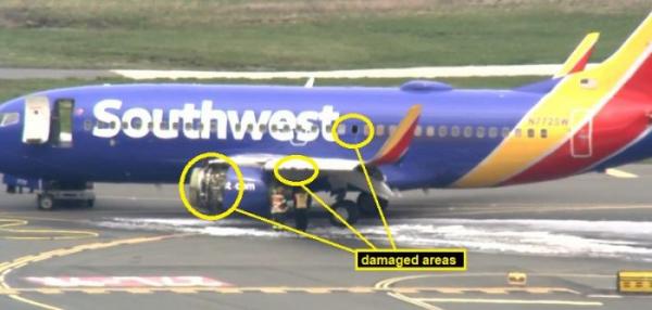 Nữ hành khách bị hút ra khỏi máy bay khi động cơ bất ngờ nổ trên không - 4 Nữ hành khách bị hút ra khỏi máy bay khi động cơ bất ngờ nổ trên không - 4