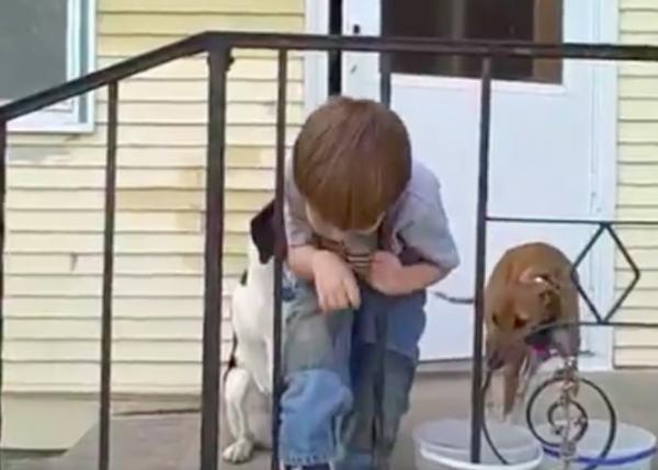 Đầu của con trai bị mắc kẹt, cha không cứu được, không ngờ con lại nghĩ ra cách rất thông minh - 5 Đầu của con trai bị mắc kẹt, cha không cứu được, không ngờ con lại nghĩ ra cách rất thông minh - 5