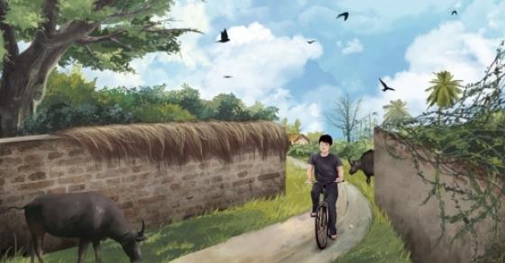 Ngõ quê thương nhớ