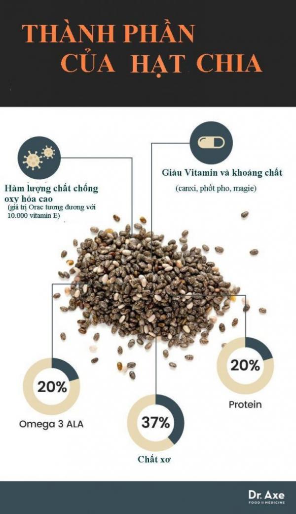 Vua các loại hạt: Hạt chia – “Siêu thực phẩm” hàng đầu cho sức khỏe - 1 Vua các loại hạt: Hạt chia – “Siêu thực phẩm” hàng đầu cho sức khỏe - 1