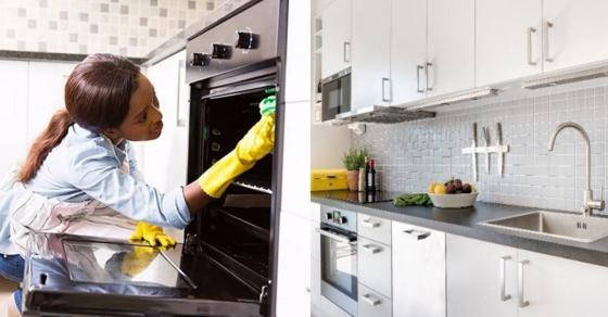 5 tuyệt chiêu xử lí sạch sẽ mọi vết bám bẩn dầu mỡ trên gian bếp!