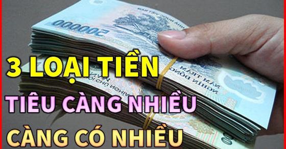 Giàu hay nghèo cũng có 3 loại tiền nhất định phải tiêu