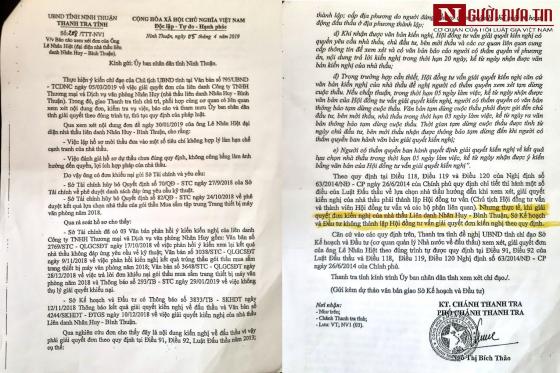 42 1 Vu Mot Doanh Nghiep Duoc Uu Ai Trung Goi Thau Hon 10 Ty Tai Ninh Thuan So Khdt Map Mo Khi Giai Quyet Khieu Nai