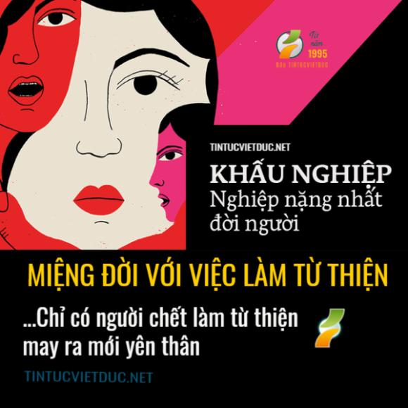 Miệng đời với việc làm từ thiện