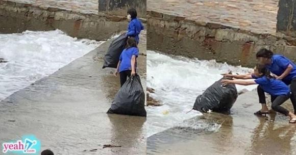 42 1 Nhan Vien Quan Ca Phe Thang Tay Vut Hang Chuc Bao Tai Rac Xuong Bien Vung Tau Gay Phan No