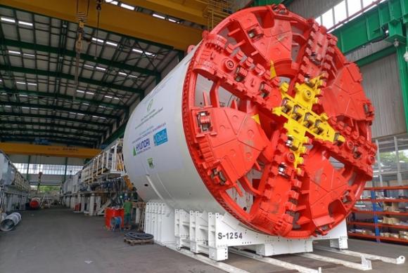 42 1 May Dao Ham Tbm Cua Duc Sekhoan Duong Ham Hon 45km Tuyen Metro Nhon Ga Ha Noi