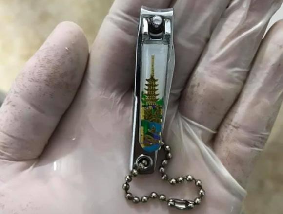 42 1 Hoc Video Tren Mang Em Be Nuot Kem Cat Mong Tay Vao Bung