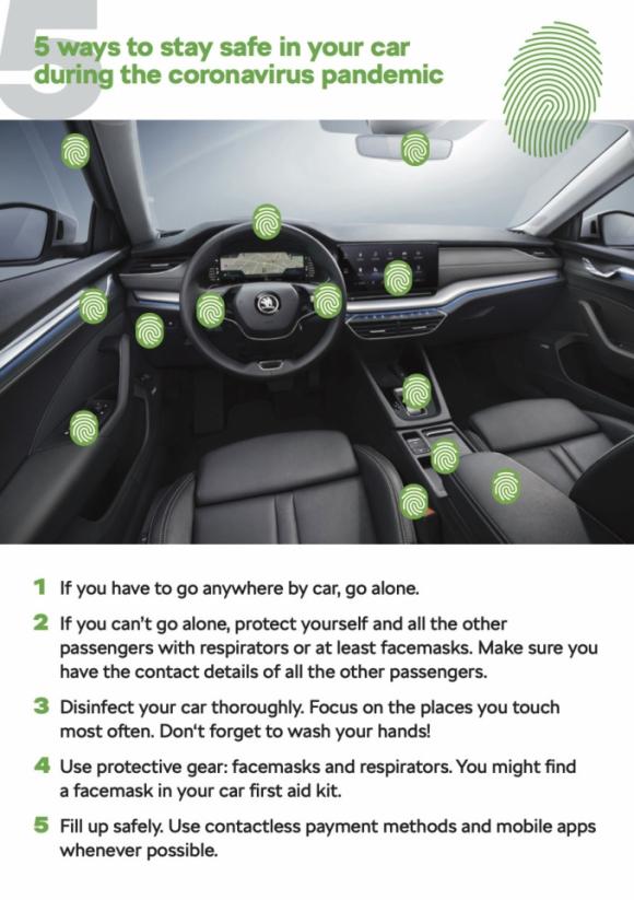 Làm thế nào để an toàn với Covid-19 khi đi xe hơi
