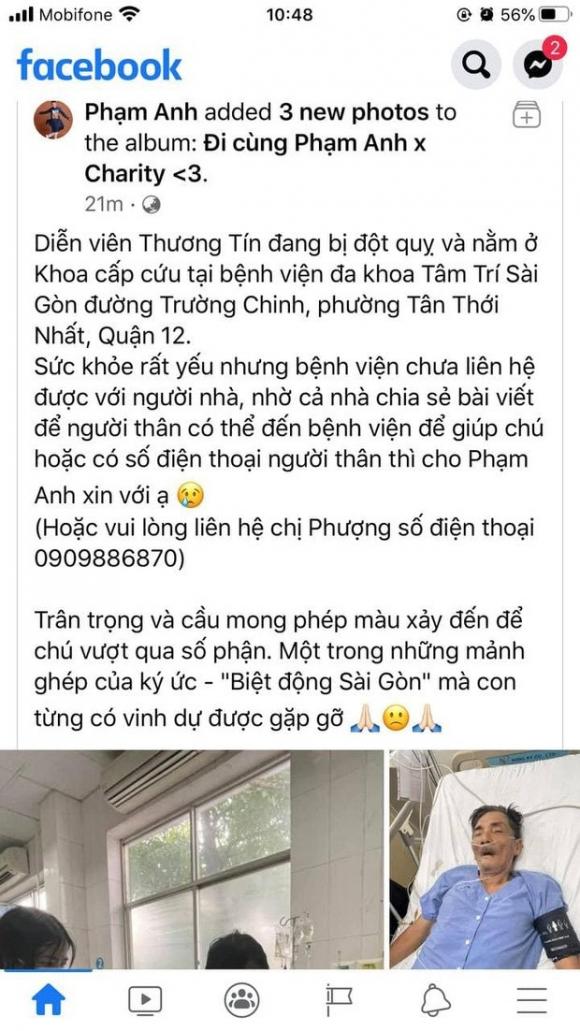 42 1 Dien Vien Thuong Tin Dot Quy Nhap Vien Cap Cuu Tai Benh Vien Quan 12 Suc Khoe Rat Yeu