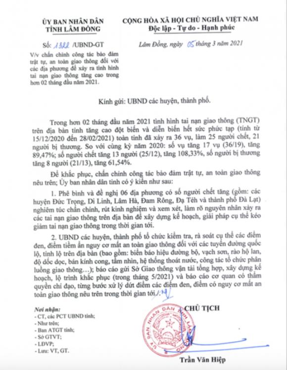 42 3 Nguoi Chet Do Tai Nan Giao Thong Tang Dot Bien 6 Dia Phuong Bi Phe Binh