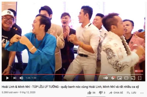 4 Xon Xao Clip Nghe Si Hoai Linh Nhay Vinahey Cuc Sung Cung Ns Minh Nhi Sau Khi Cach Ly Xa Tri Khong Lau