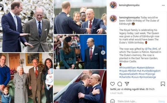 2 Vo Chong Cong Nuong Kate Co Dong Thai Tinh Te Nhan Sinh Nhat 100 Tuoi Cua Co Hoang Te Philip Trai Nguoc Hoan Toan Voi Nha Meghan