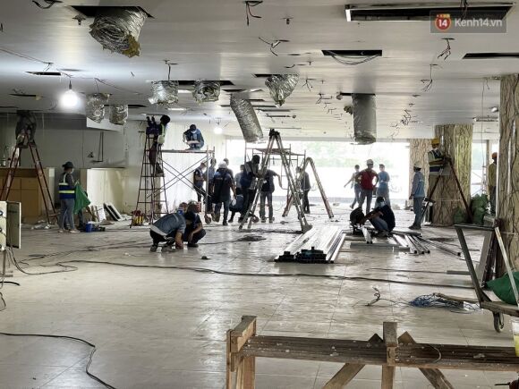 2 Toan Canh Ben Trong Thuan Kieu Plaza Dang Thi Cong Chuyen Doi Thanh Benh Vien Da Chien 1000 Giuong Benh