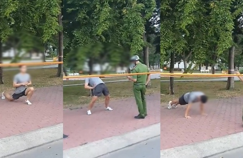 1 Tp Hcm Nam Thanh Nien Tap The Duc O Cong Vien Phot Lo Cong An Bi Phat 4 Trieu Dong