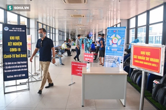 1 Can Canh Dich Vu Test Nhanh Covid 19 Trong 30 Phut O San Bay Noi Bai Cho Hanh Khach Di Tphcm
