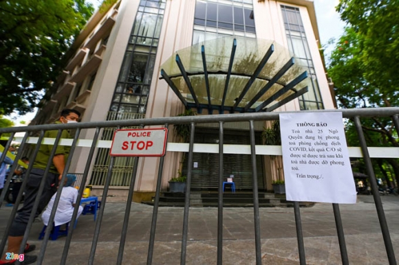 9 Phong Toa Hang Loat Dia Diem O Ha Noi Lien Quan Ca Nhiem Ncov