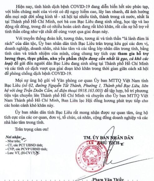 2 Mien Tay Keu Goi Gop Luong Thuc Thuc Pham Ho Tro Dong Bao O Tphcm