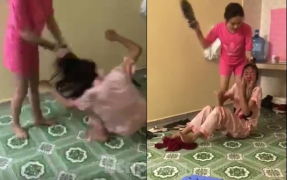 1 Nu Nhan Vien Quan Karaoke Bi Dong Nghiep Lot Quan Ao Bao Hanh Nhu Thoi Trung Co