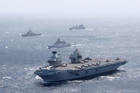 1 Nhom Tau San Bay Anh Hms Queen Elizabeth Di Vao Bien Dong