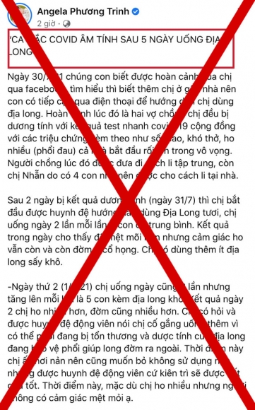 1 Phan No Dinh Diem Angela Phuong Trinh Bat Chap Du Luan Tiep Tuc Dang Thong Tin Chua Covid 19 Sai Lech Bang Dia Long