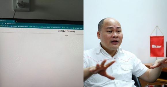 1 Website Cua Bkav Kho Truy Cap Trong Nhieu Gio