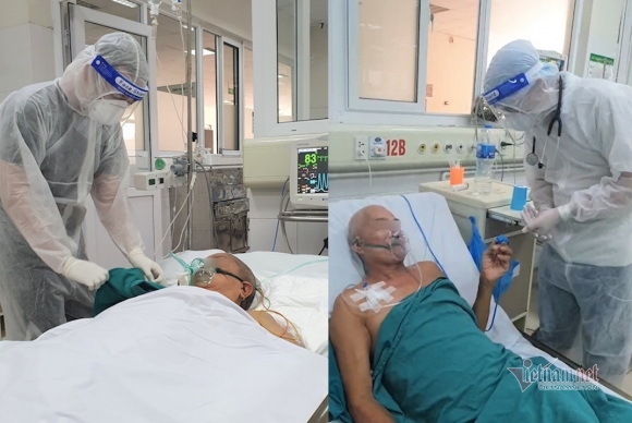 1 Xuc Dong Chuyen Nguoi Phu Nu Lon Tuoi Mac Covid 19 Xin Nhuong May Tho Cho Chong