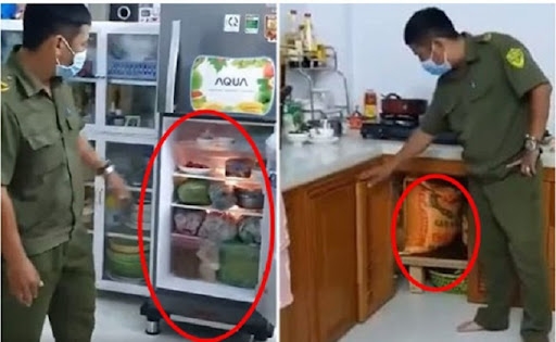 1 Mot Gia Dinh Cau Cuu Xin Tiep Te Thuc Pham Can Bo Xuong Tham Thay Tu Lanh Ngap Thuc An Gao Sua Day Trong Kho