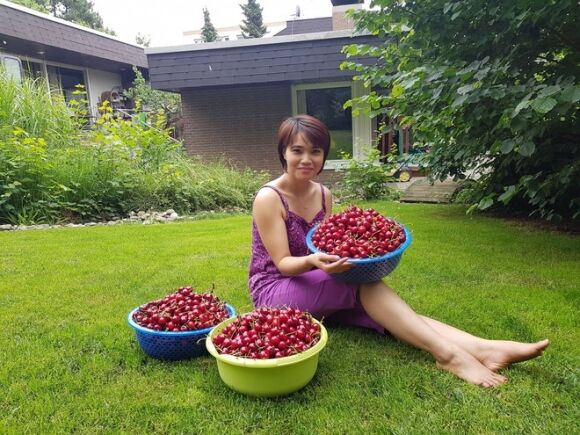 1 Rau Sieu Thi Dat Do Nguoi Phu Nu Goc Viet Bien Ban Cong Thanh Vuon O Chau Au