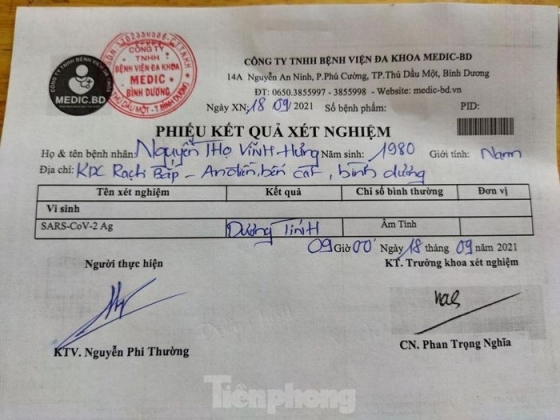 2 Trinh Giay Am Tinh Khi Qua Chot Tai Xe Bi Phat Hien Duong Tinh Sars Cov 2