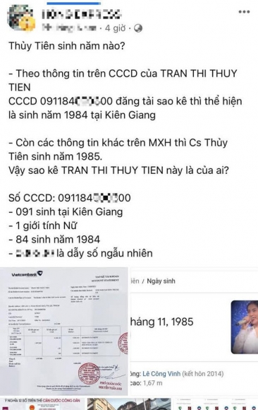 1 Netizen Soi Chi Tiet Tranh Cai Ve Nam Sinh Cua Thuy Tien Thong Tin Nao Moi La That