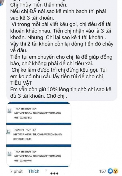 3 Xuat Hien Hinh Anh Thuy Tien Co Toi 4 So Tai Khoan Nhan Quyen Gop Tu Thien Mien Trung