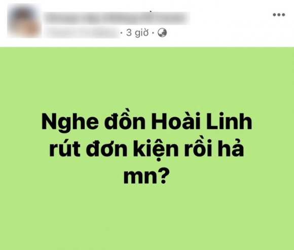 2 Mxh Ram Ro Tin Ns Hoai Linh Da Rut Don Kien Nu Ceo Dai Nam Chuyen Gi Day