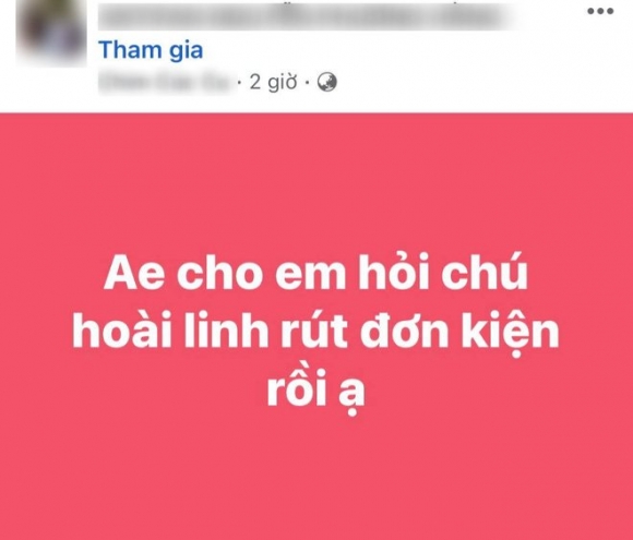 4 Mxh Ram Ro Tin Ns Hoai Linh Da Rut Don Kien Nu Ceo Dai Nam Chuyen Gi Day