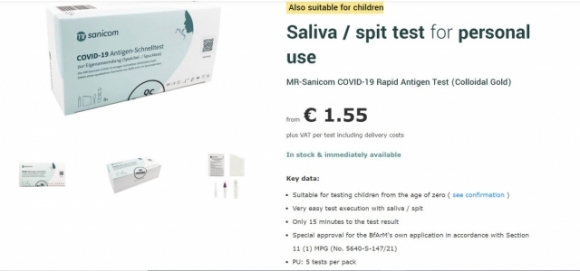 2 Kit Test Nhanh Covid 19 Bang Nuoc Bot Duoc Rao Ban Ram Ro