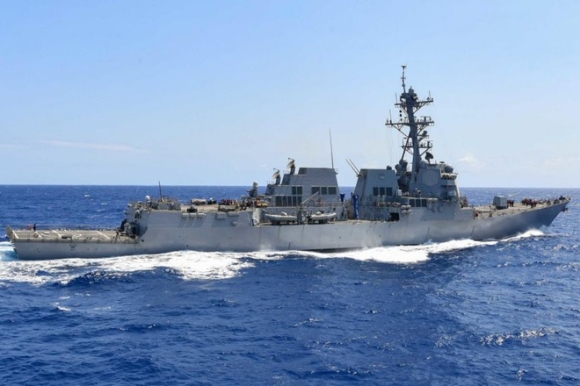 1 Trung Quoc Noi Doa Khi My Canada Cung Dua Tau Chien Qua Eo Bien Dai Loan