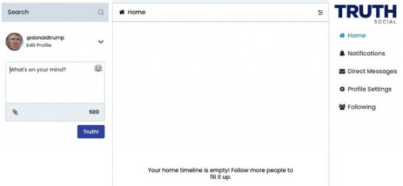 1 Mang Xa Hoi Cua Trump Bi Xam Nhap Sau Vai Gio Ra Mat